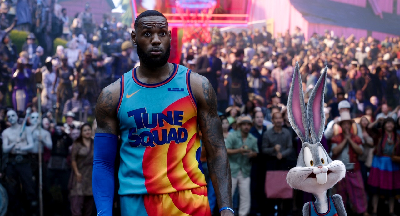 LeBron James and Bugs Bunny in Space Jam: A New Legacy (2021)