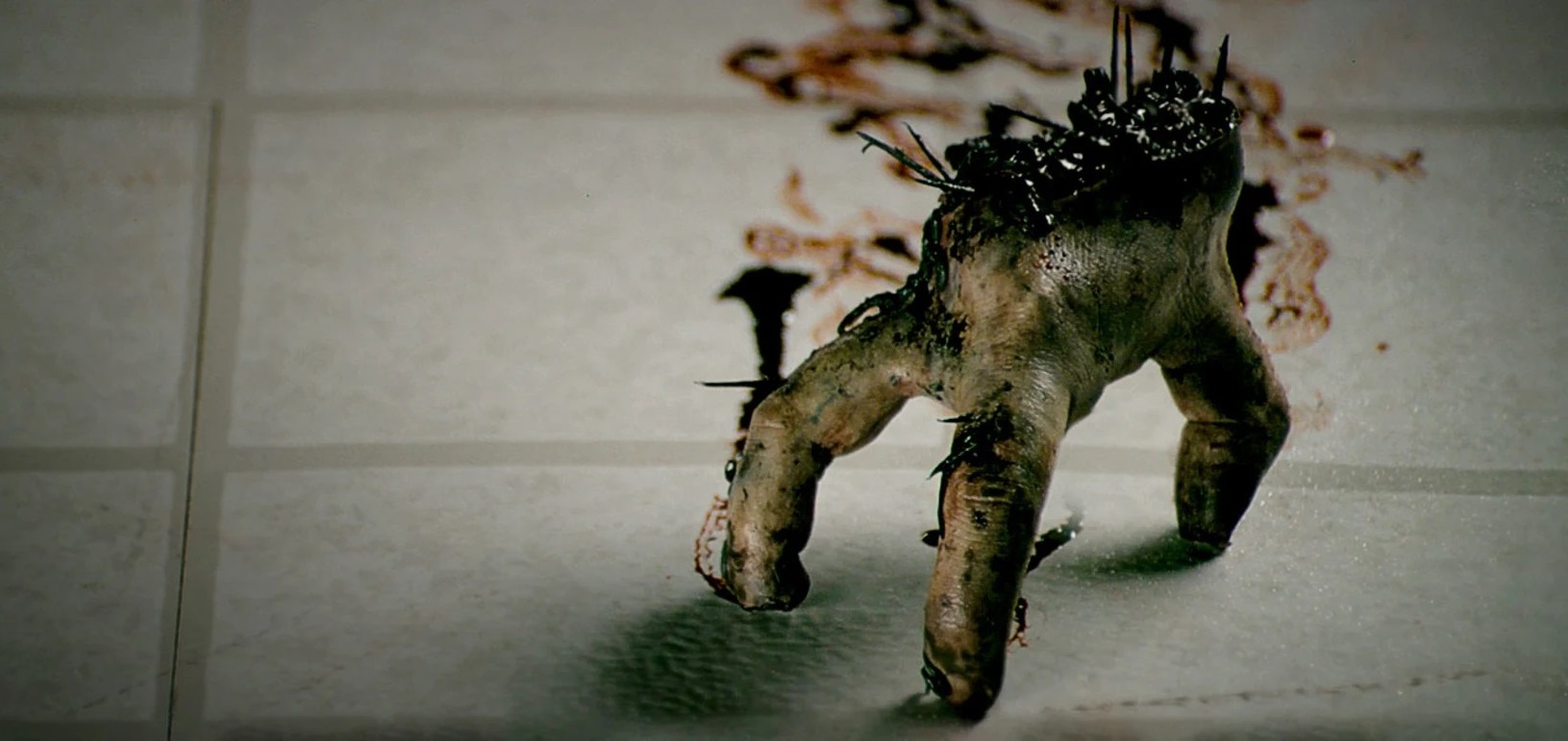 The infected severed hand in Splinter (2008)
