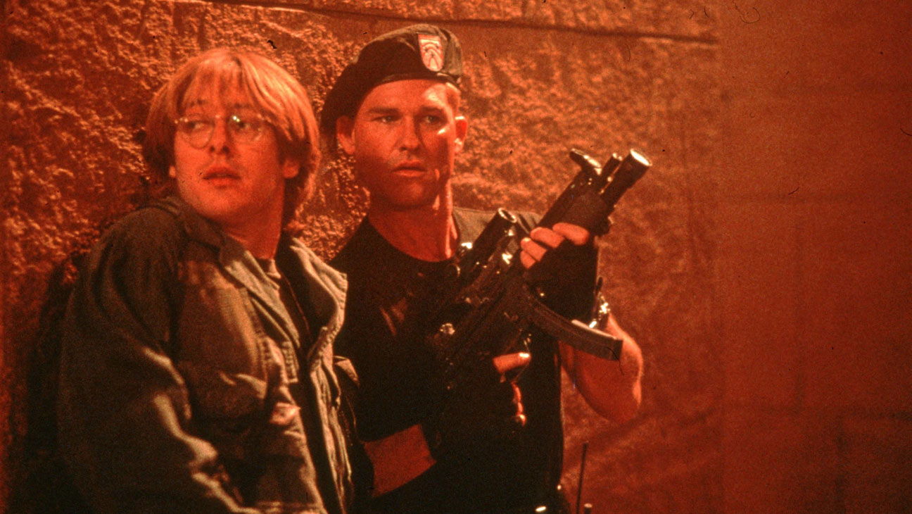 Planetary adventures with (l to r) Egyptologist Daniel Jackson (James Spader) and Colonel Jack O’Neill (Kurt Russell) in Stargate (1994)