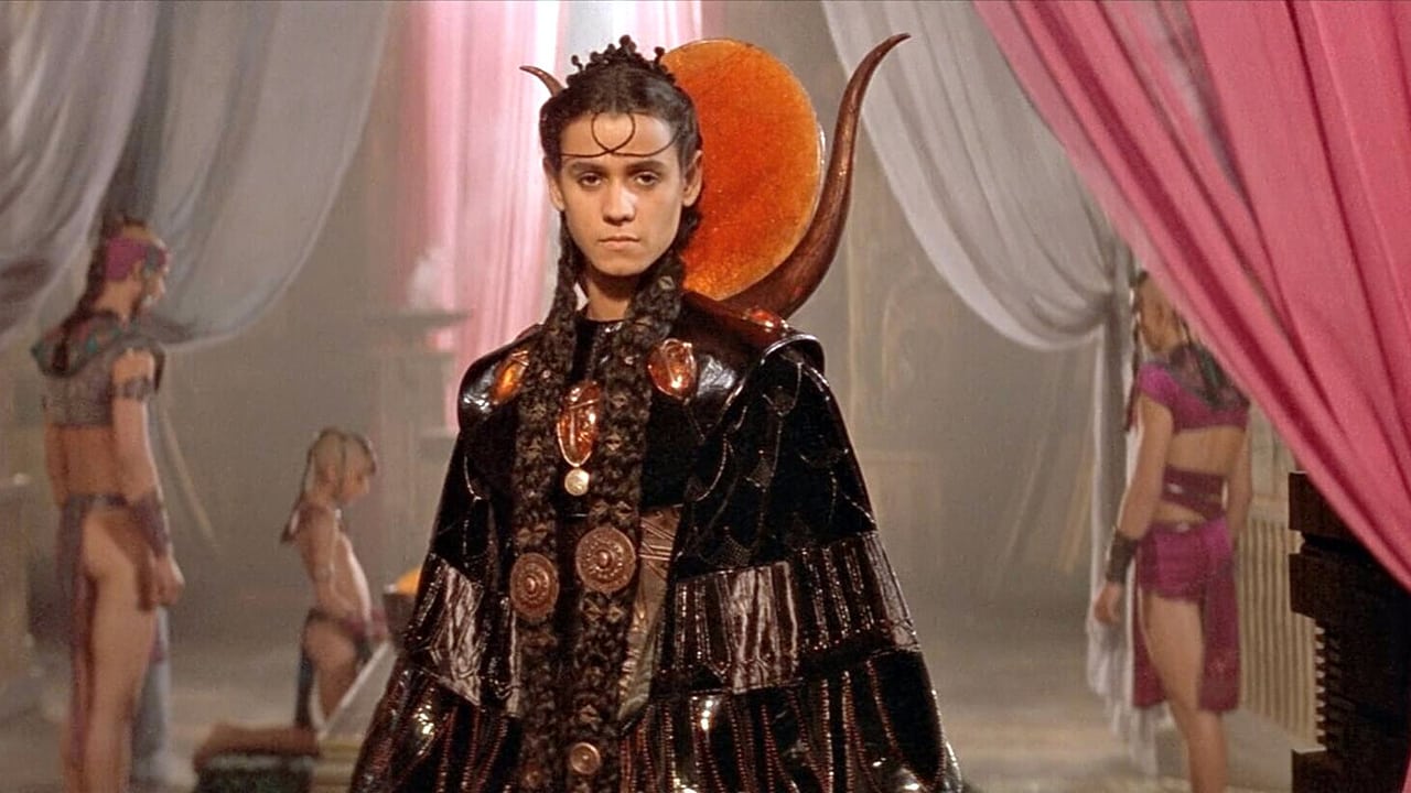 Jaye Davidson as the godlike Ra in Stargate (1994)