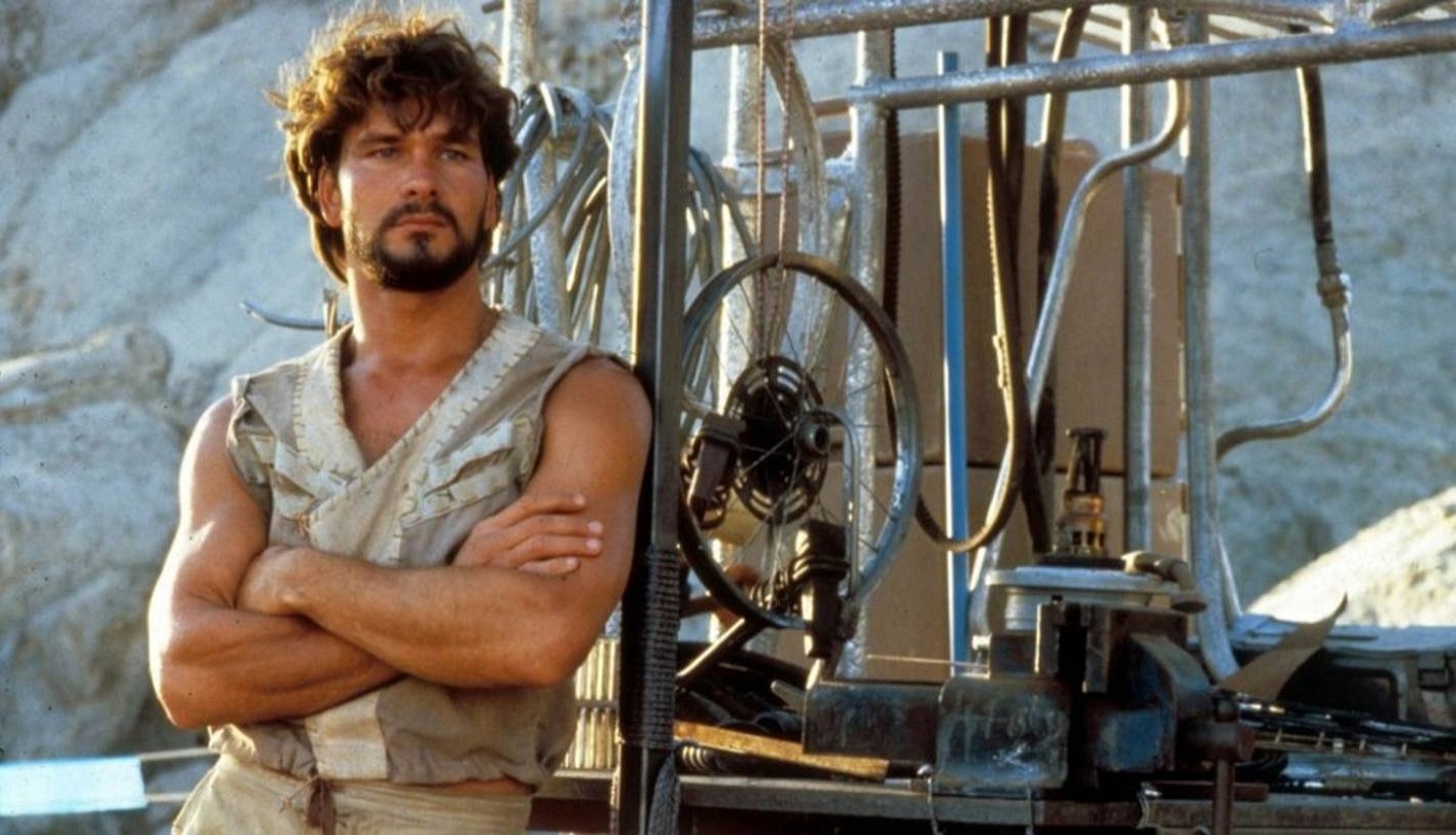 Patrick Swayze as Nomad in Steel Dawn (1987)