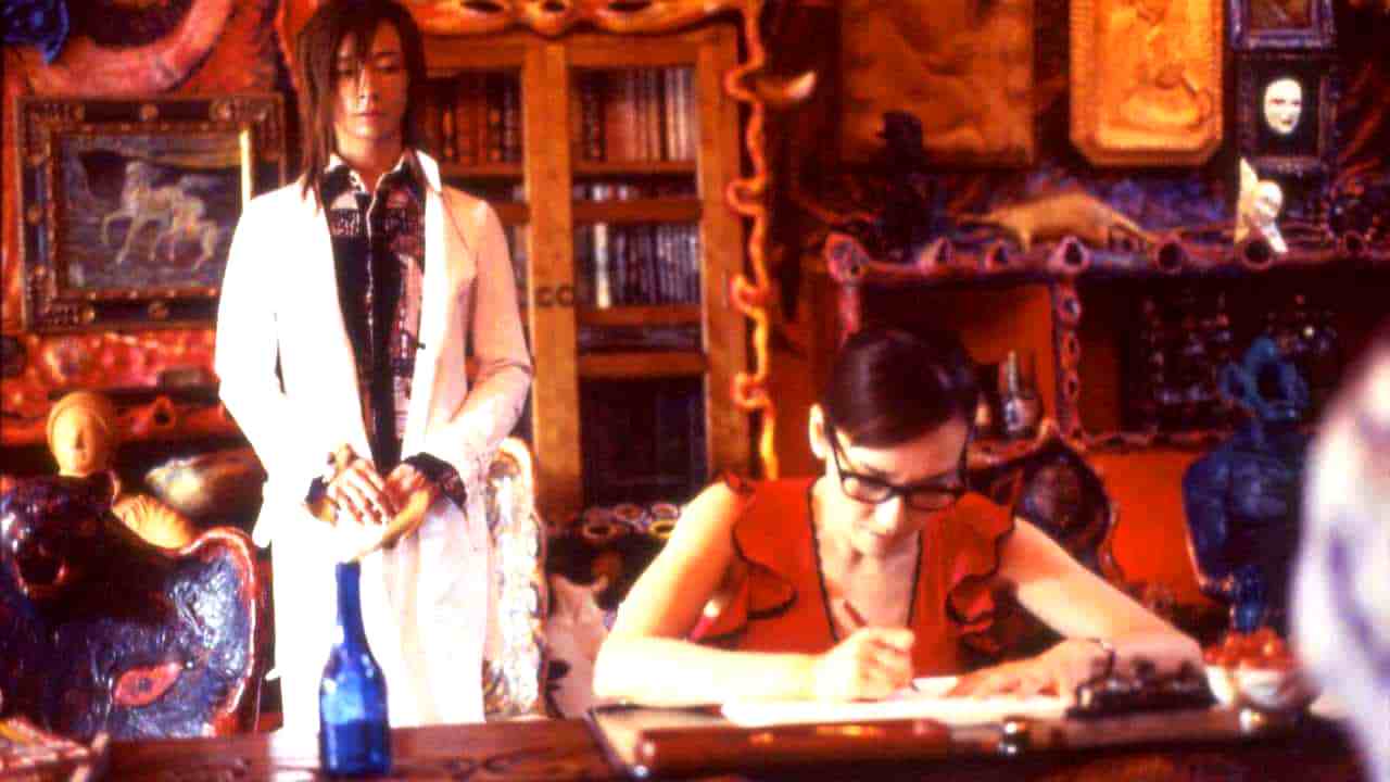 Writer Masumi Miyazaki and her assistant Issei Ishida in Strange Circus (2005)