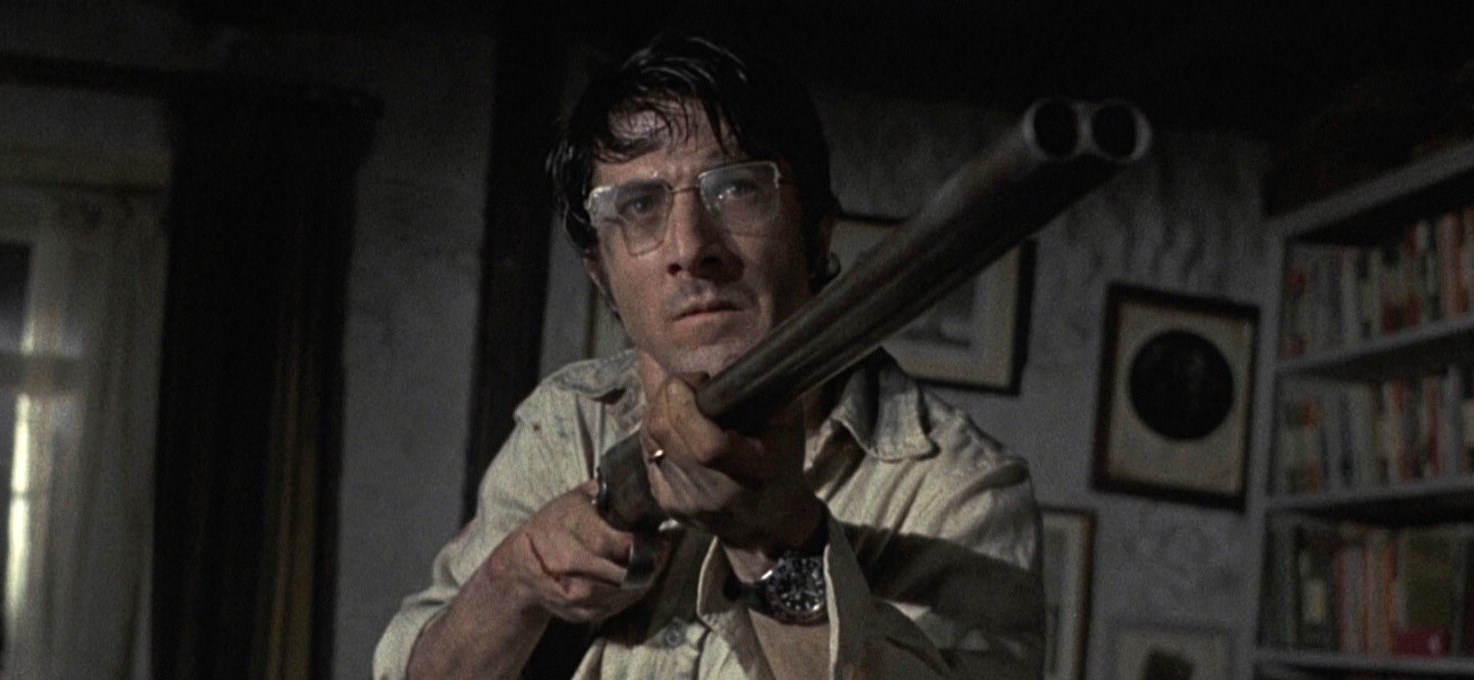 Dustin Hoffman defends his home  in Straw Dogs (1971)