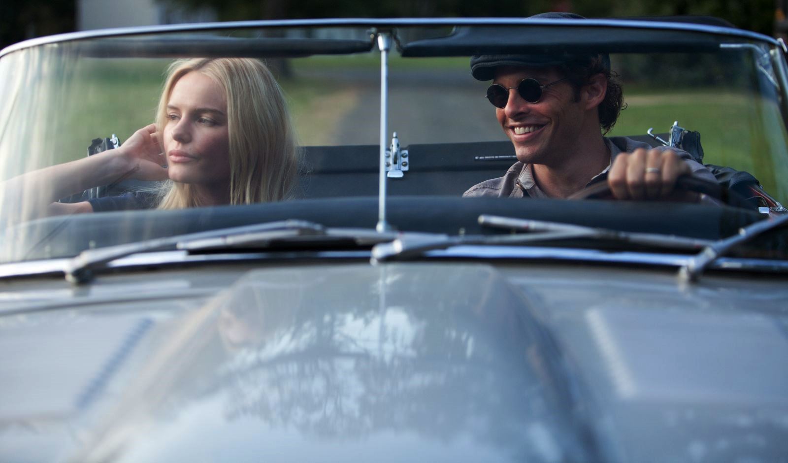 Carefree husband and wife Kate Bosworth and James Marsden arrive in rural Mississippi in Straw Dogs (2011)