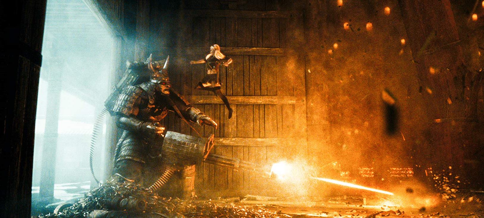 Emily Browning vs a giant samurai in Sucker Punch (2011)