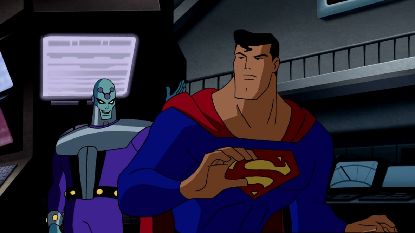 Superman and Brainiac in Superman Brainiac Attacks (2006)