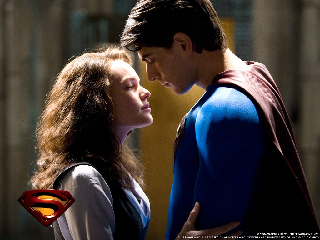 Romantic reconciliation between Superman (Brandon Routh) and Lois Lane (Kate Bosworth) in Superman Returns (2006)