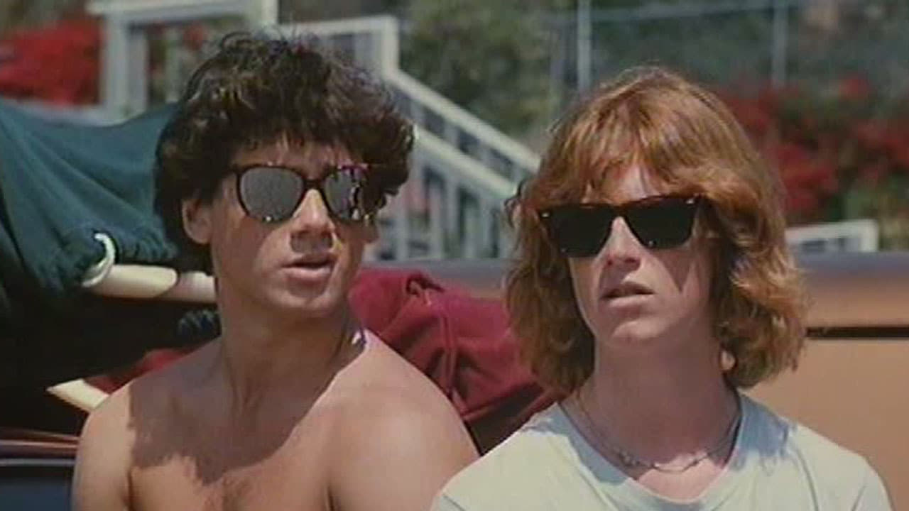 Best friends Jeffrey Rogers and a teenage Eric Stoltz in Surf II (1984)