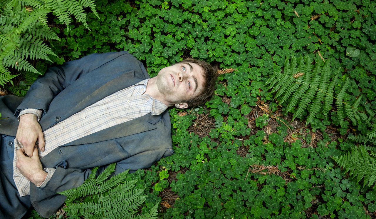 Daniel Radcliffe as a corpse in Swiss Army Man (2016)