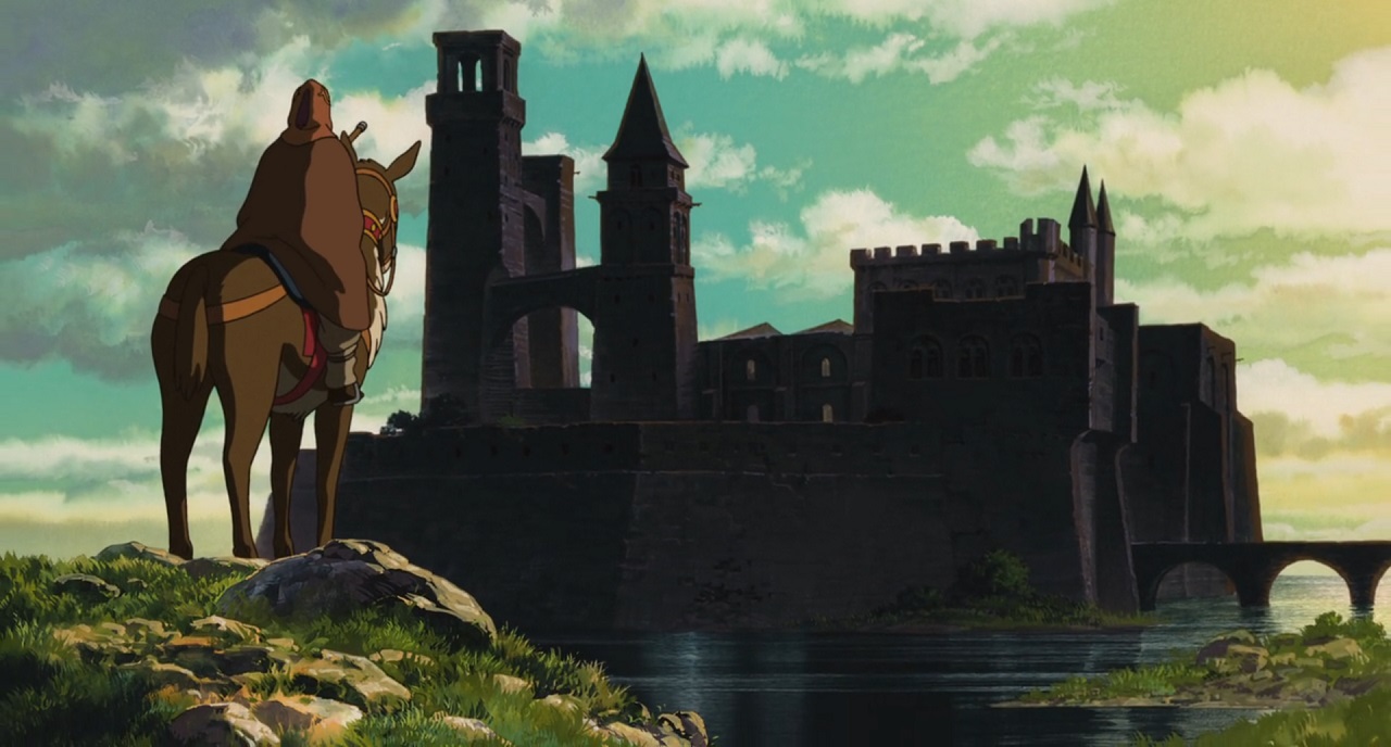 Sparrowhawk nears Lord Cob's castle in Tales from Earthsea (2006)