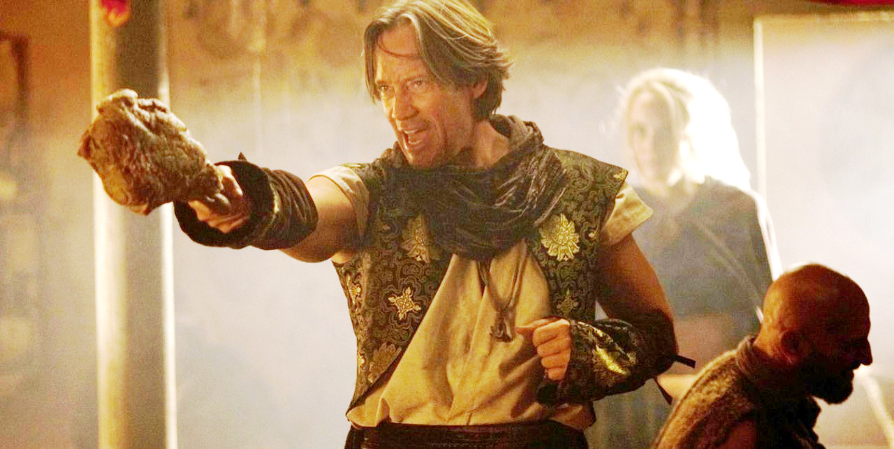 Tales Kevin Sorbo as the mercenary Aedan in of an Ancient Empire (2010)