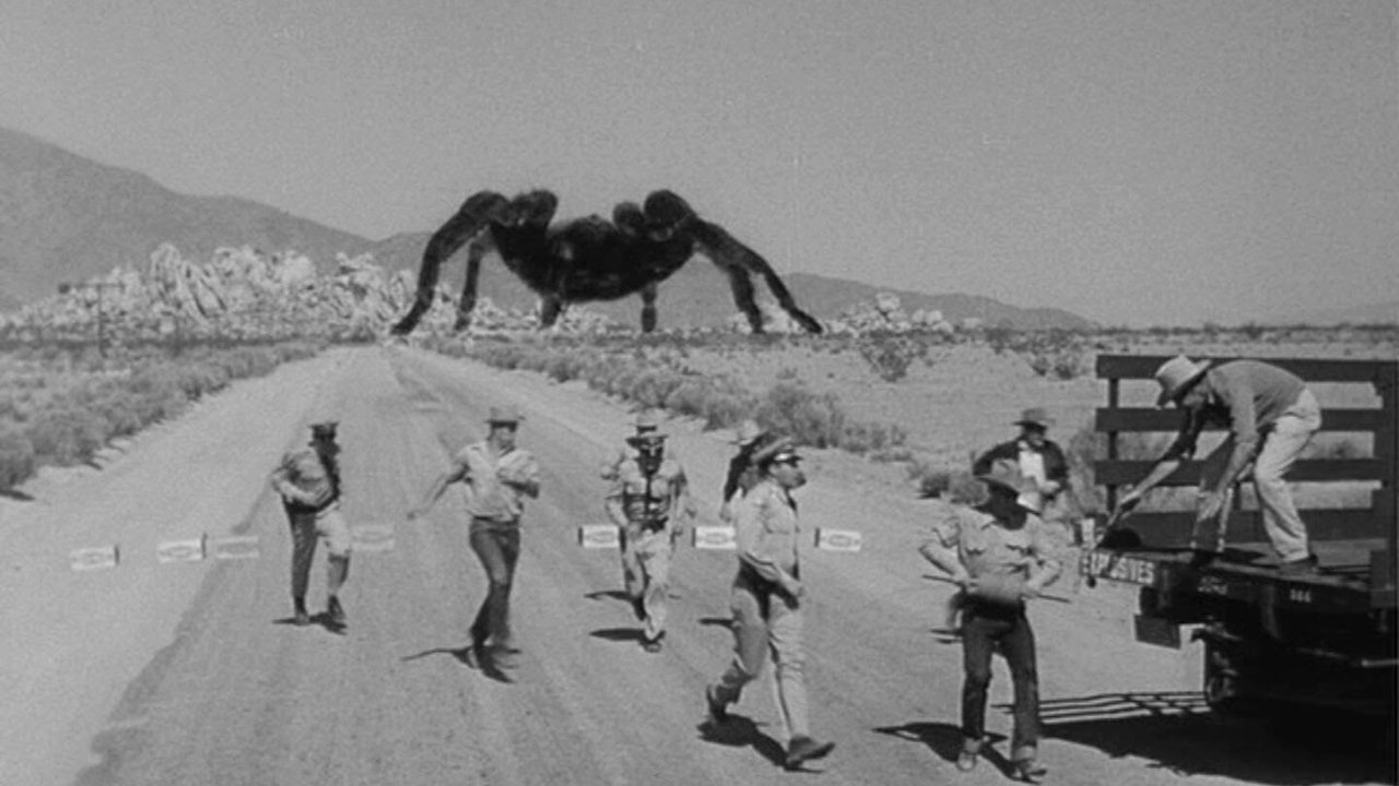 The giant tarantula in Tarantula (1955)