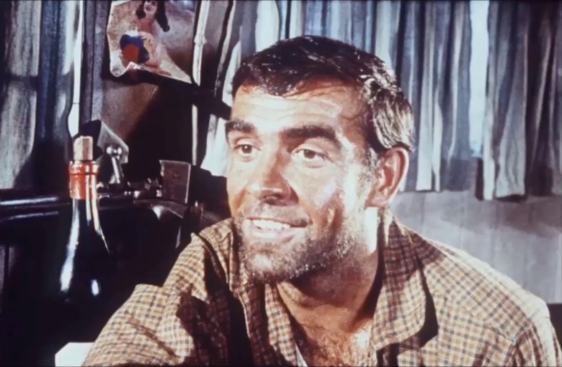 A young Sean Connery in a rare villainous role in Tarzan's Greatest Adventure (1959)