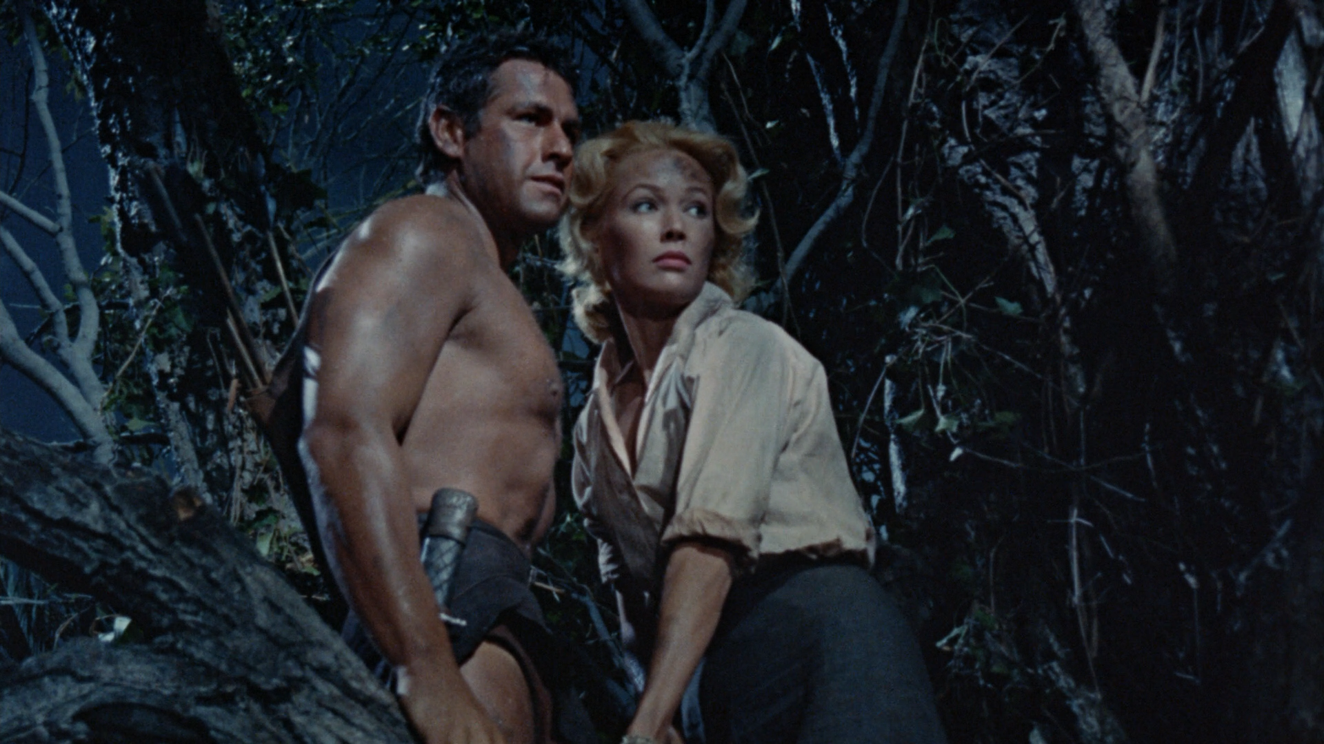 Tarzan (Gordon Scott) with Sara Shane in Tarzan's Greatest Adventure (1959)