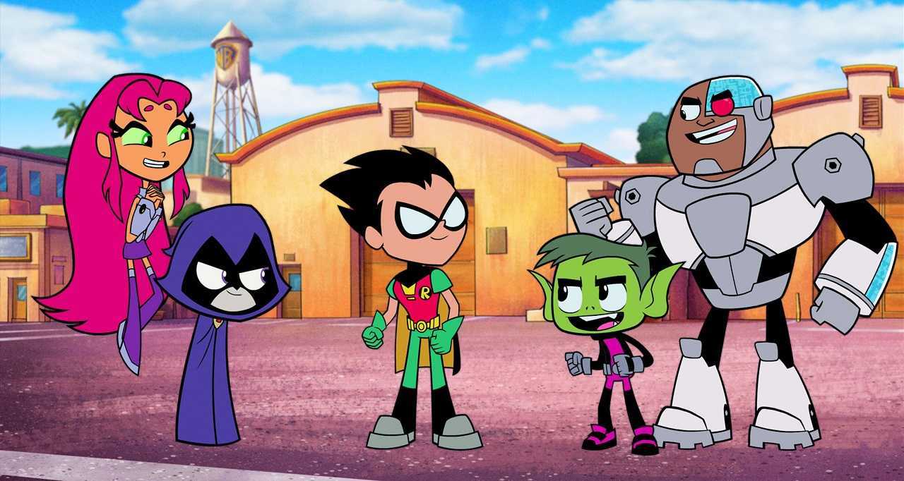 Starfire, Raven, Robin, Beast Boy in Teen Titans Go! To the Movies (2018)and Cyborg in Teen Titans Go! To the Movies (2018)