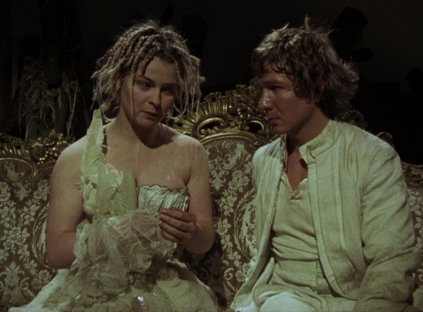 Miranda (singer Toyah Wlllcox) and Ferdinand (David Meyer) in The Tempest (1979)