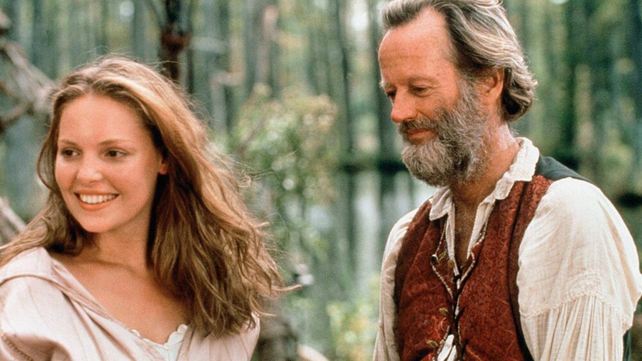Prosper (Peter Fonda) and Miranda (Katherine Heigl) in The Tempest (1998)