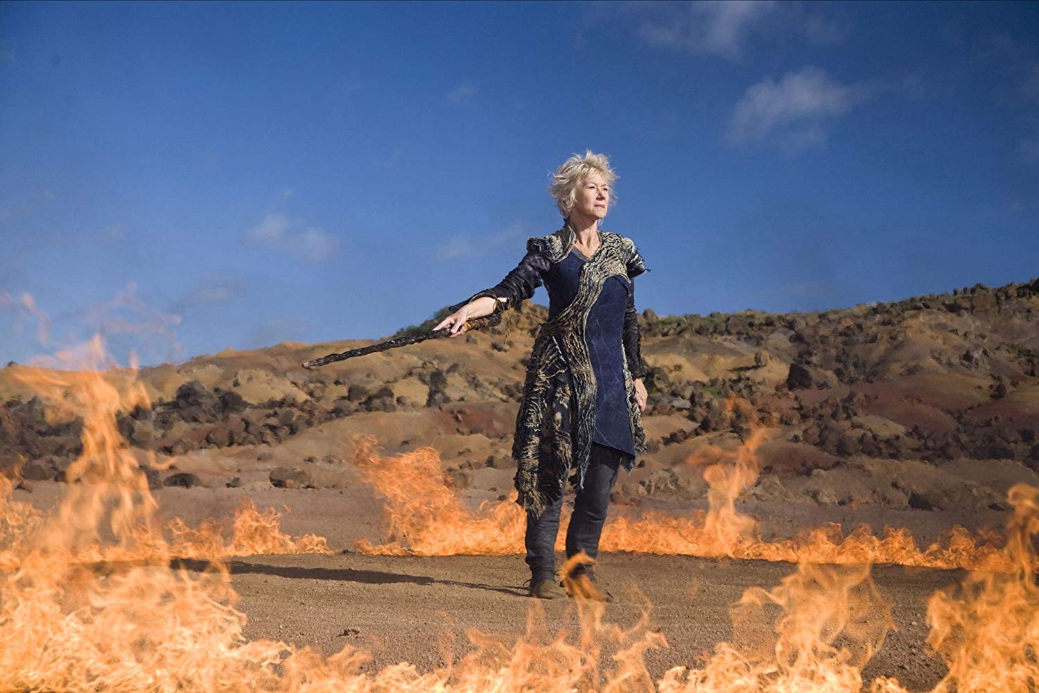 Helen Mirren as Prospera, the female Prospero in The Tempest (2010)