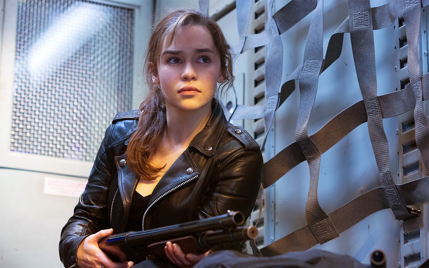 Emilia Clarke as the new Sarah Connor in Terminator Genisys (2015)