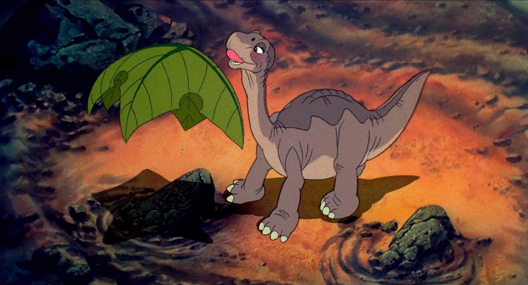 Littlefoot, the orphan dinosaur in The Land Before Time (1988)