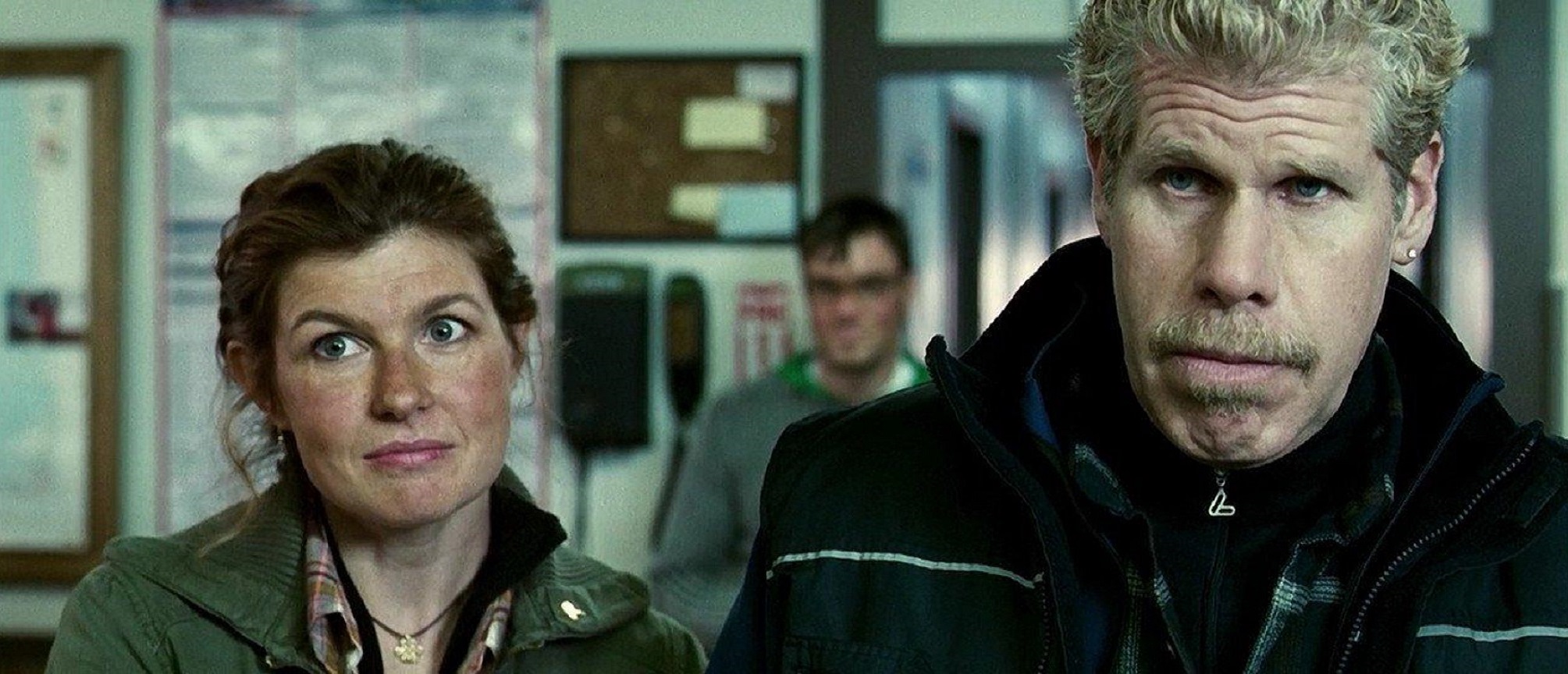 Connie Britton and Ron Perlman in The Last Winter (2006)