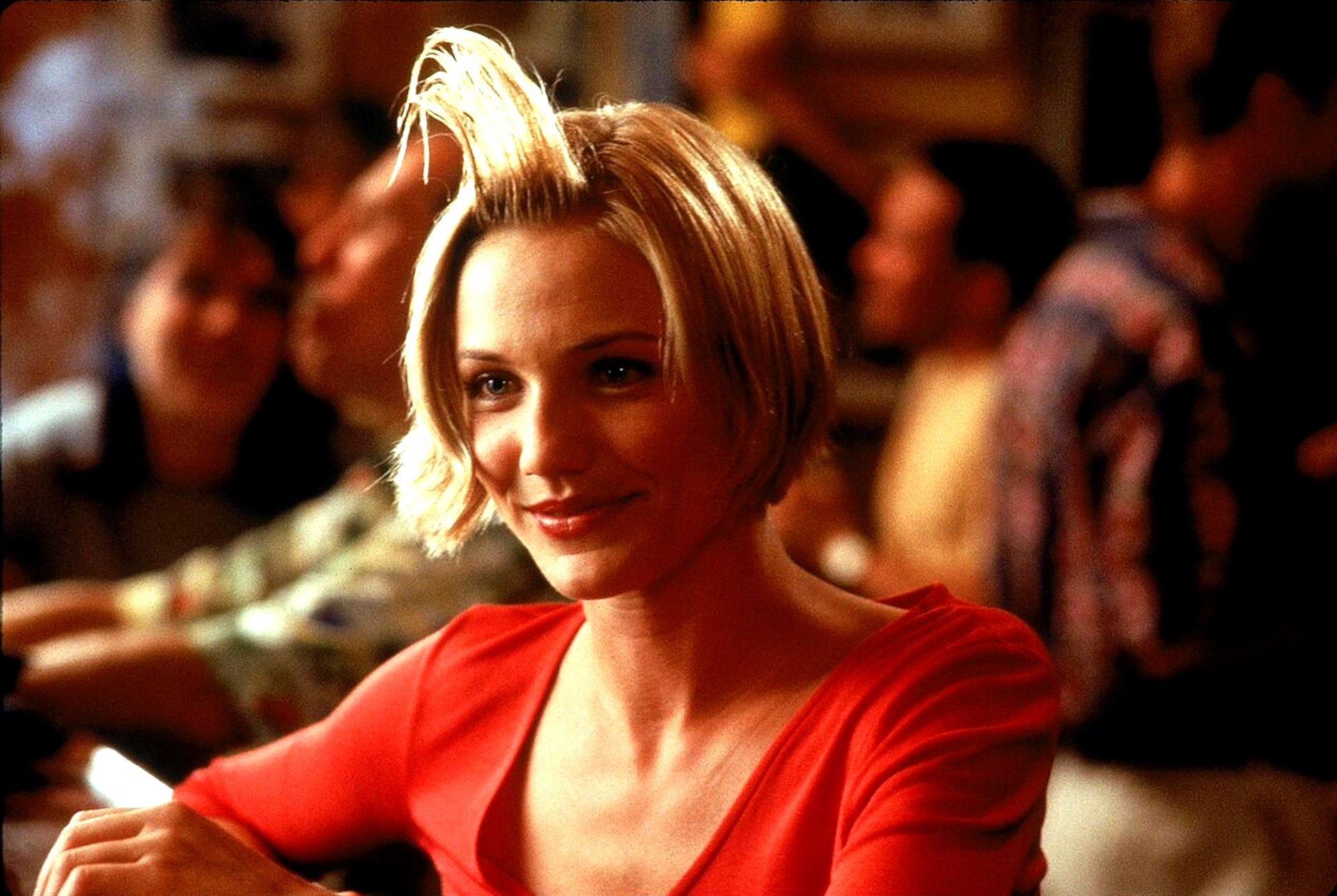 Cameron Diaz as Mary sporting 'hair gel' in There's Something About Mary (1998)