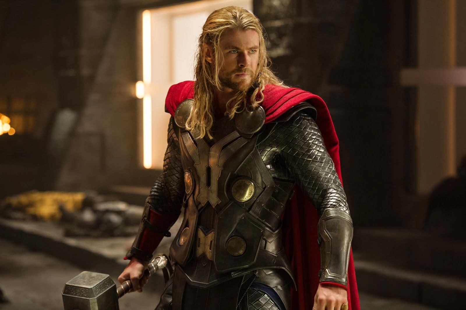 Chris Hemsworth as Thor in Thor: The Dark World (2013)