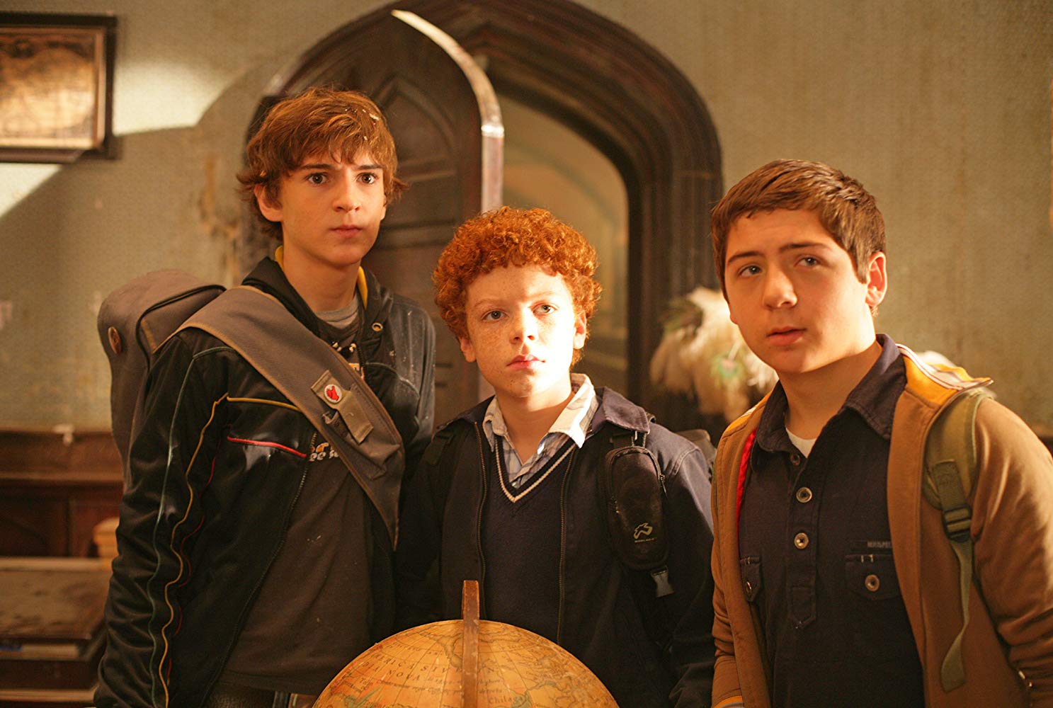 The Three Investigators - Jupiter Jones (Chancellor Miller), Bob Andrews (Cameron Monaghan) and Pete Crenshaw (Nick Price) in The Three Investigators in the Secret of Terror Castle (2009)