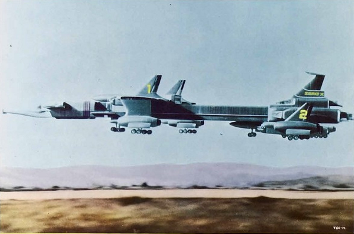 The Zero X takes off in Thunderbirds Are Go (1966)