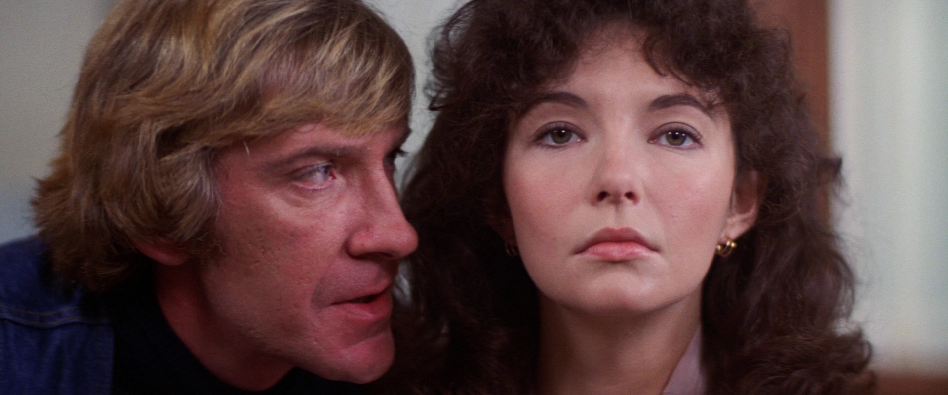 Dr Leslie John Stephenson aka Jack the Ripper (David Warner) menaces Amy Robbins (Mary Steenburgen) in Time After Time (1979)