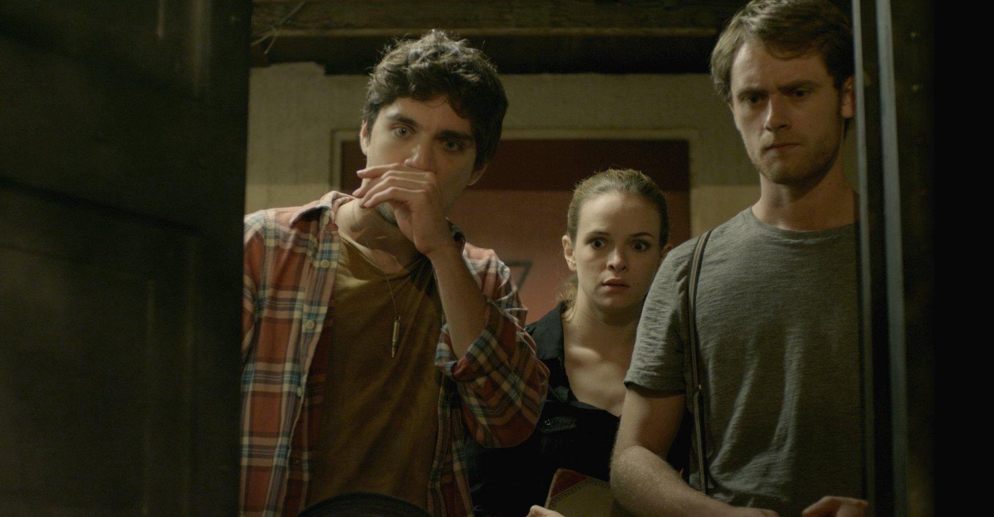 George Finn, Danielle Panabaker and Matt O’Leary in Time Lapse (2014)