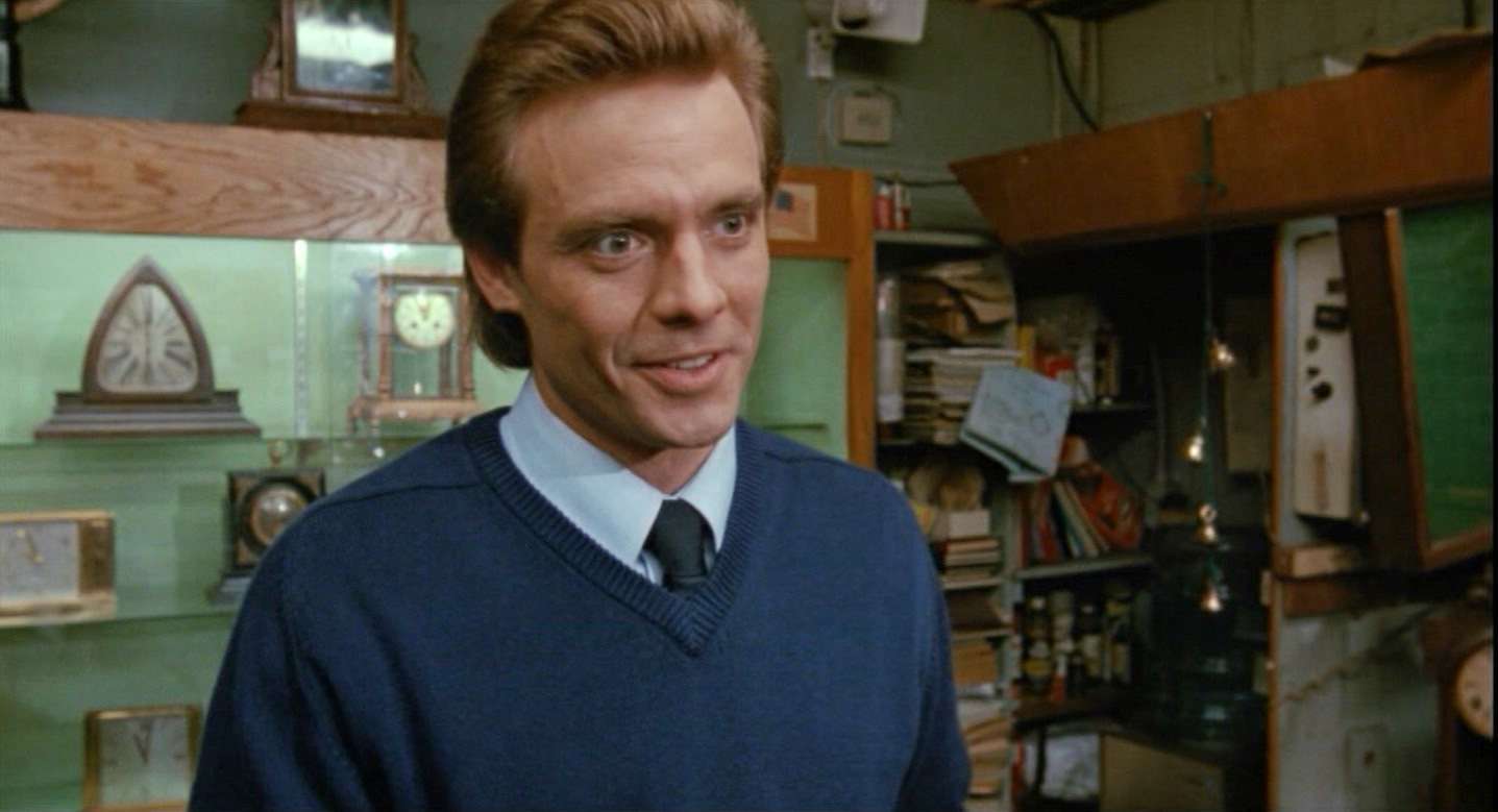 Michael Biehn as a mild-mannered clockmaker who discovers he is a brainwashed assassin in Timebomb (1991)