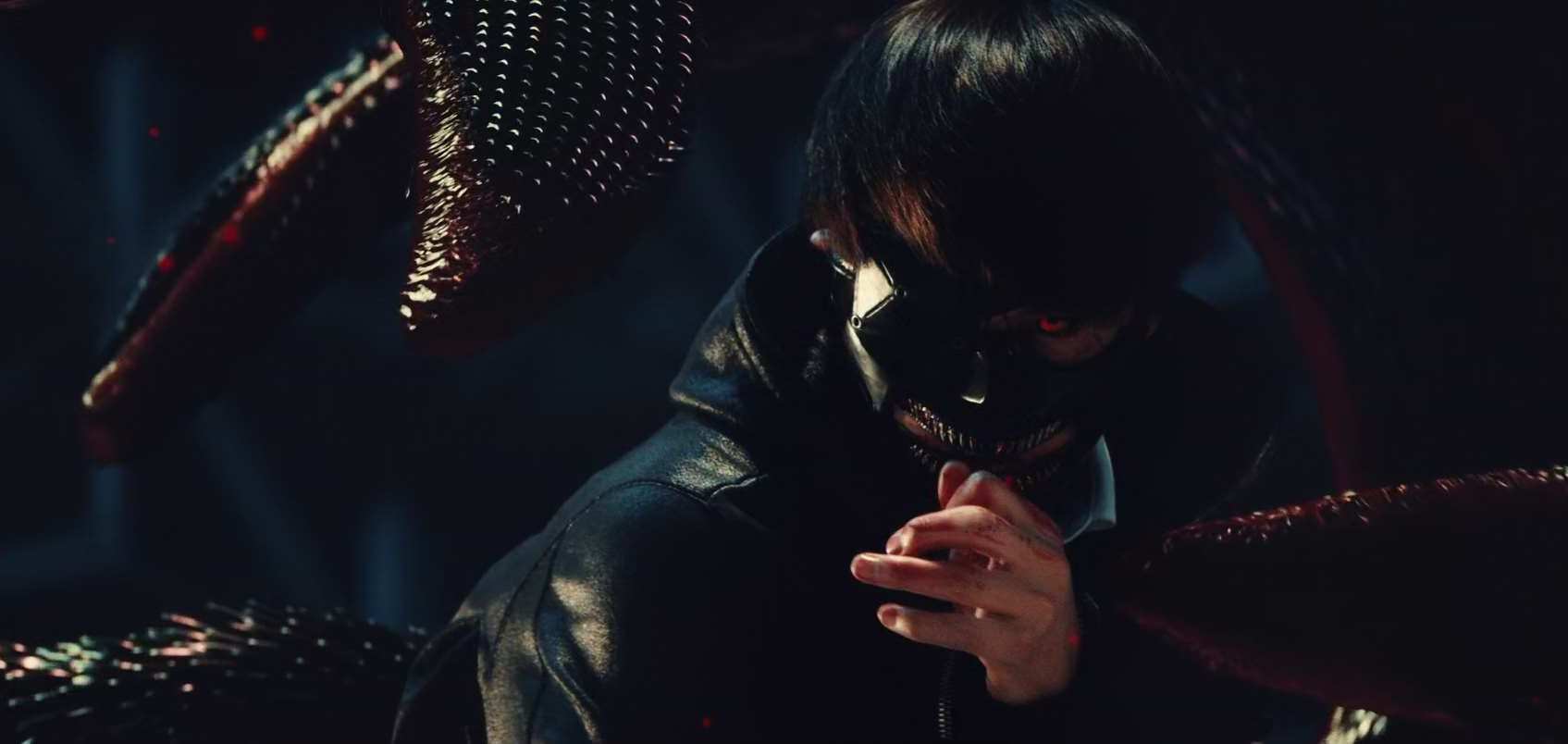 Ken Kaneki (Masataka Kubota) transformed into a ghoul in Tokyo Ghoul (2017)