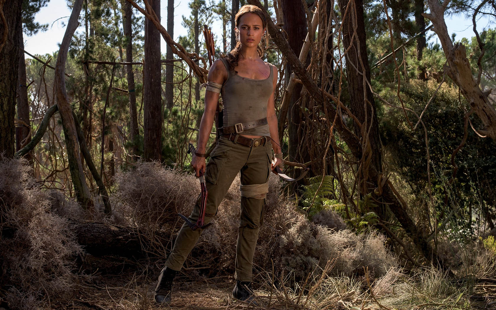 Alicia Vikander as Lara Croft in Tomb Raider (2018)