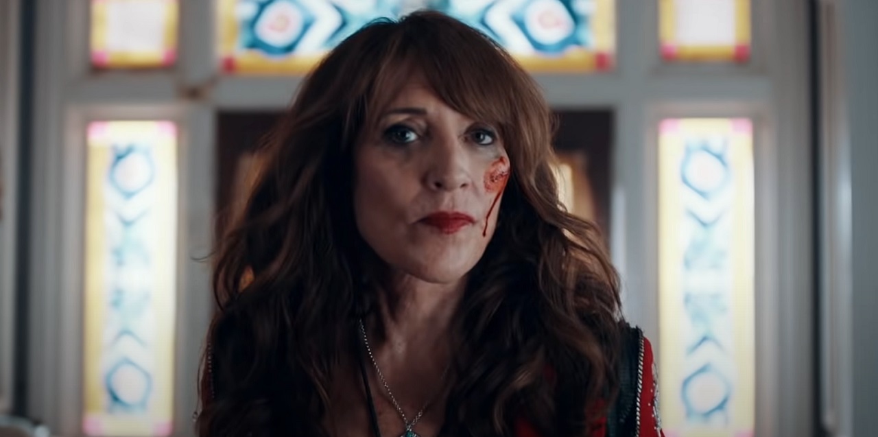 Katey Sagal as the deranged Harper Dutch in Torn Hearts (2022)