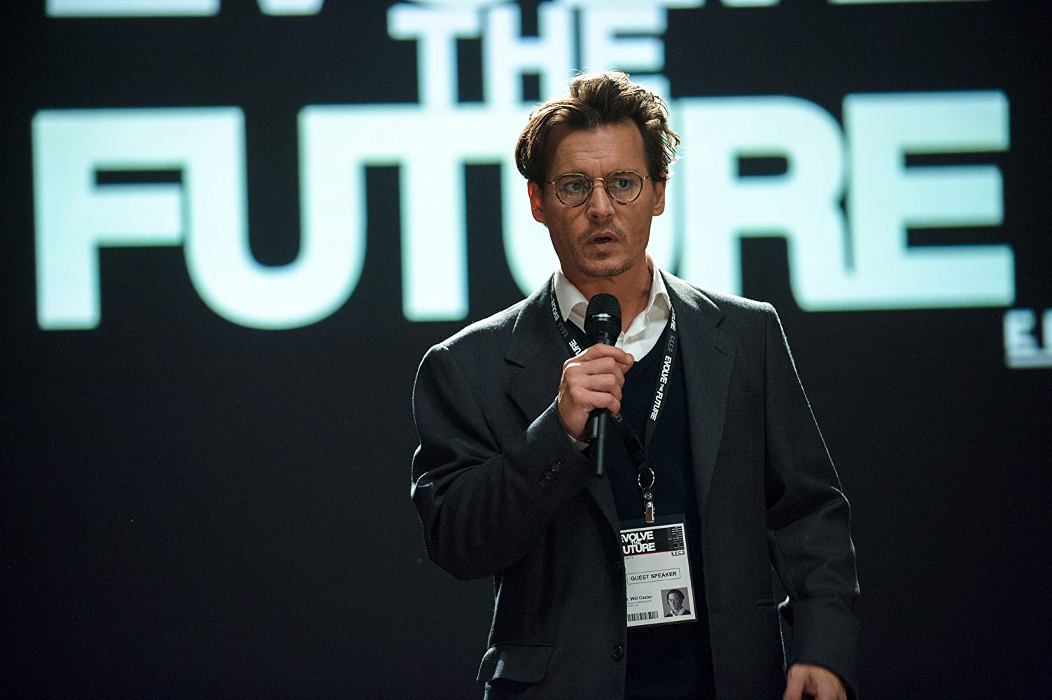 Johnny Depp as Dr Will Caster in Transcendence (2014)