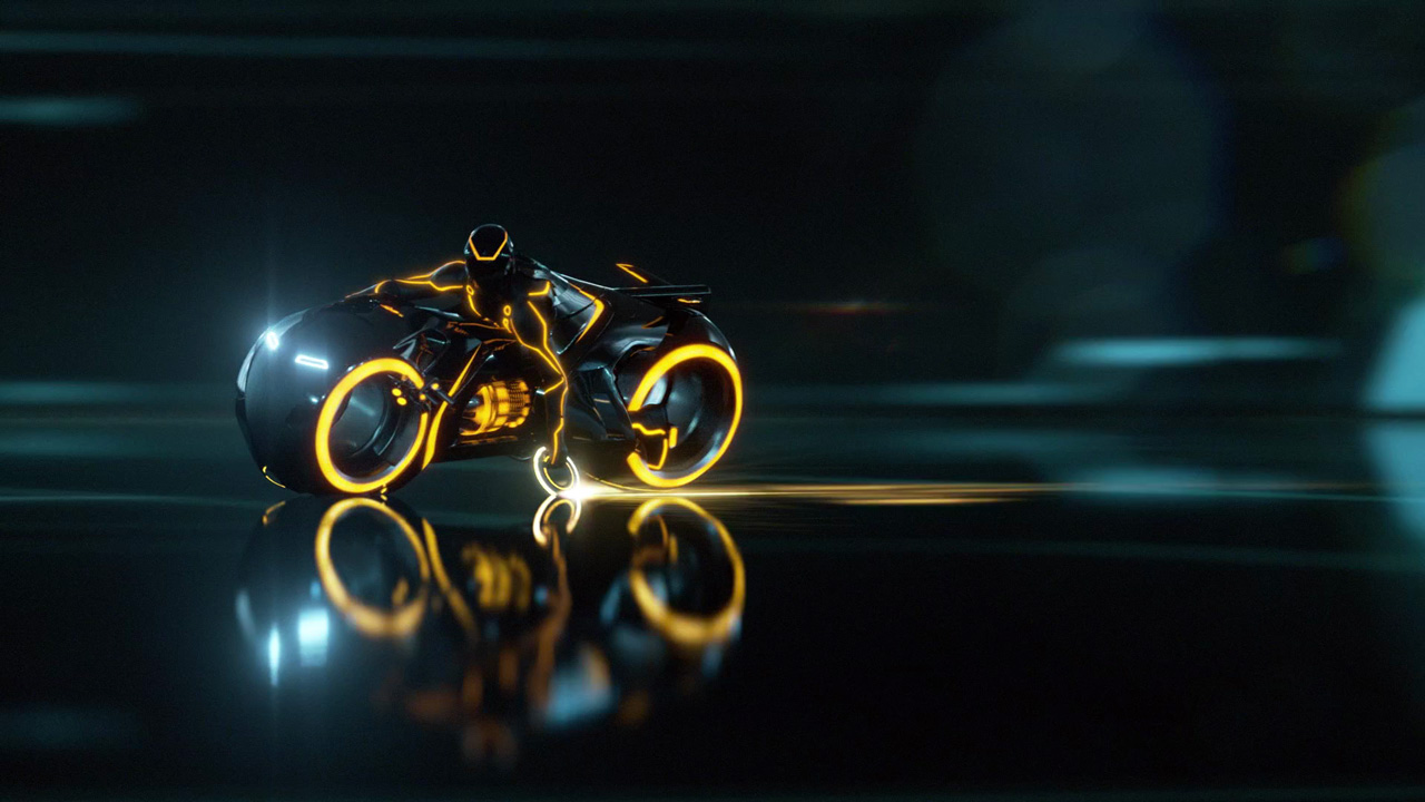 Light cycles in Tron Legacy (2010)