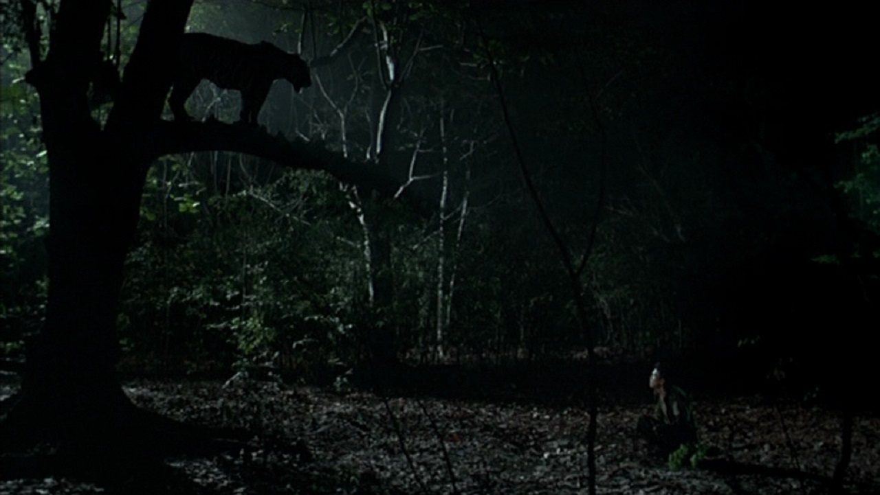 Udom Promma and the ghost tiger in Tropical Malady (2004)