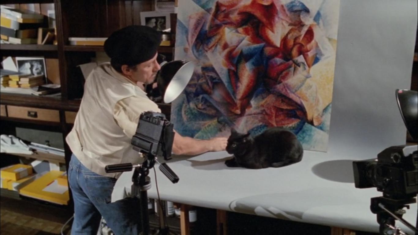 Harvey Keitel as photographer Rod Usher in The Black Cat episode of Two Evil Eyes (1990)