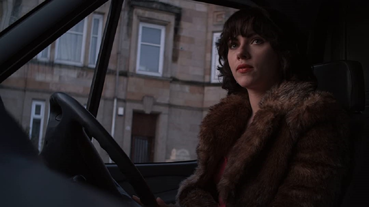 Scarlett Johansson goes hunting men in a van in Under the Skin (2013)