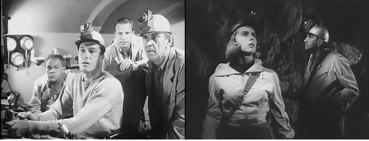 Otto Waldis, Jim Bannon, Dick Cogan, Victor Kilian and Marilyn Nash in Unknown World (1951)