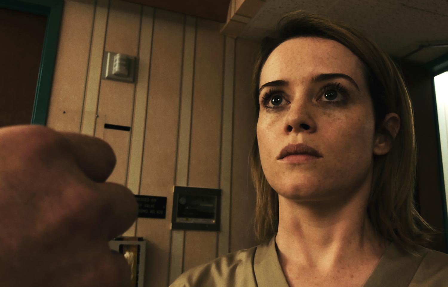 Claire Foy wrongly incarcerated in an asylum in Unsane (2018)