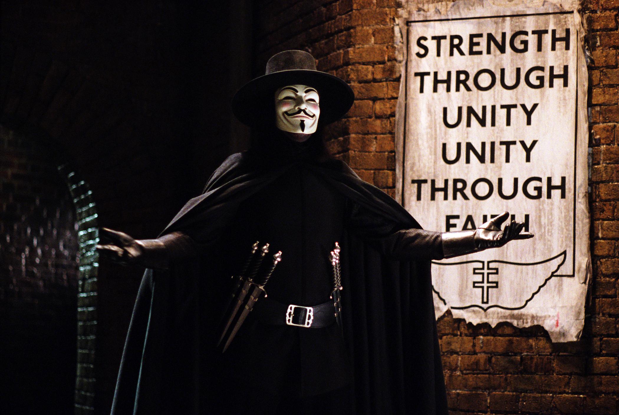 Hugo Weaving as V in V for Vendetta (2006)