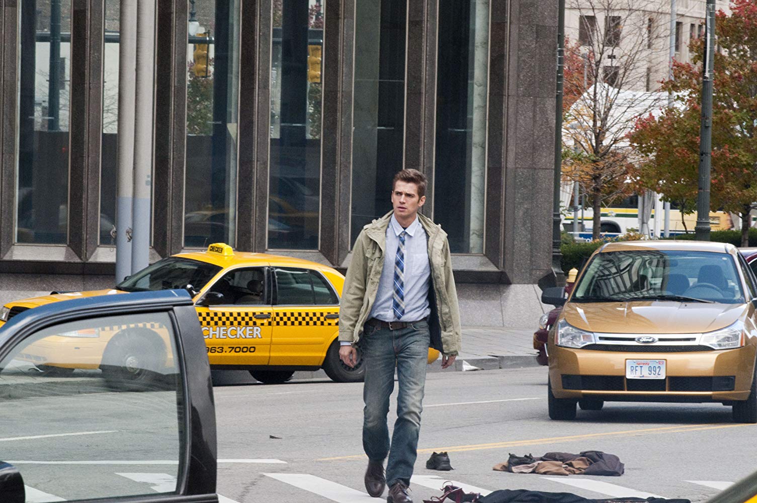 Hayden Christensen in an abandoned Detroit in Vanishing on 7th Street (2010)