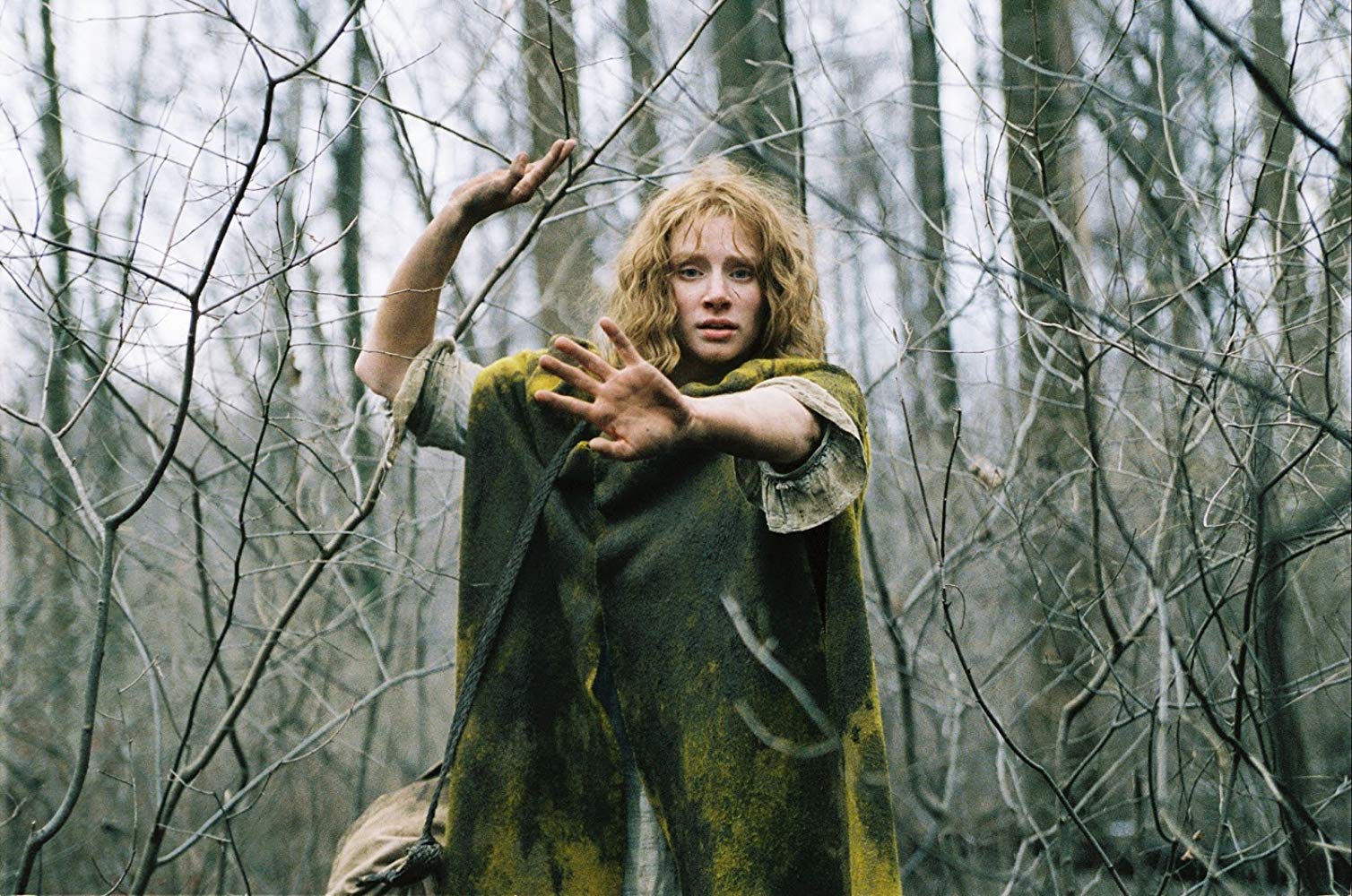 Blind Ivy Walker (Bryce Dallas Howard) makes her way through the woods in The Village (2004)