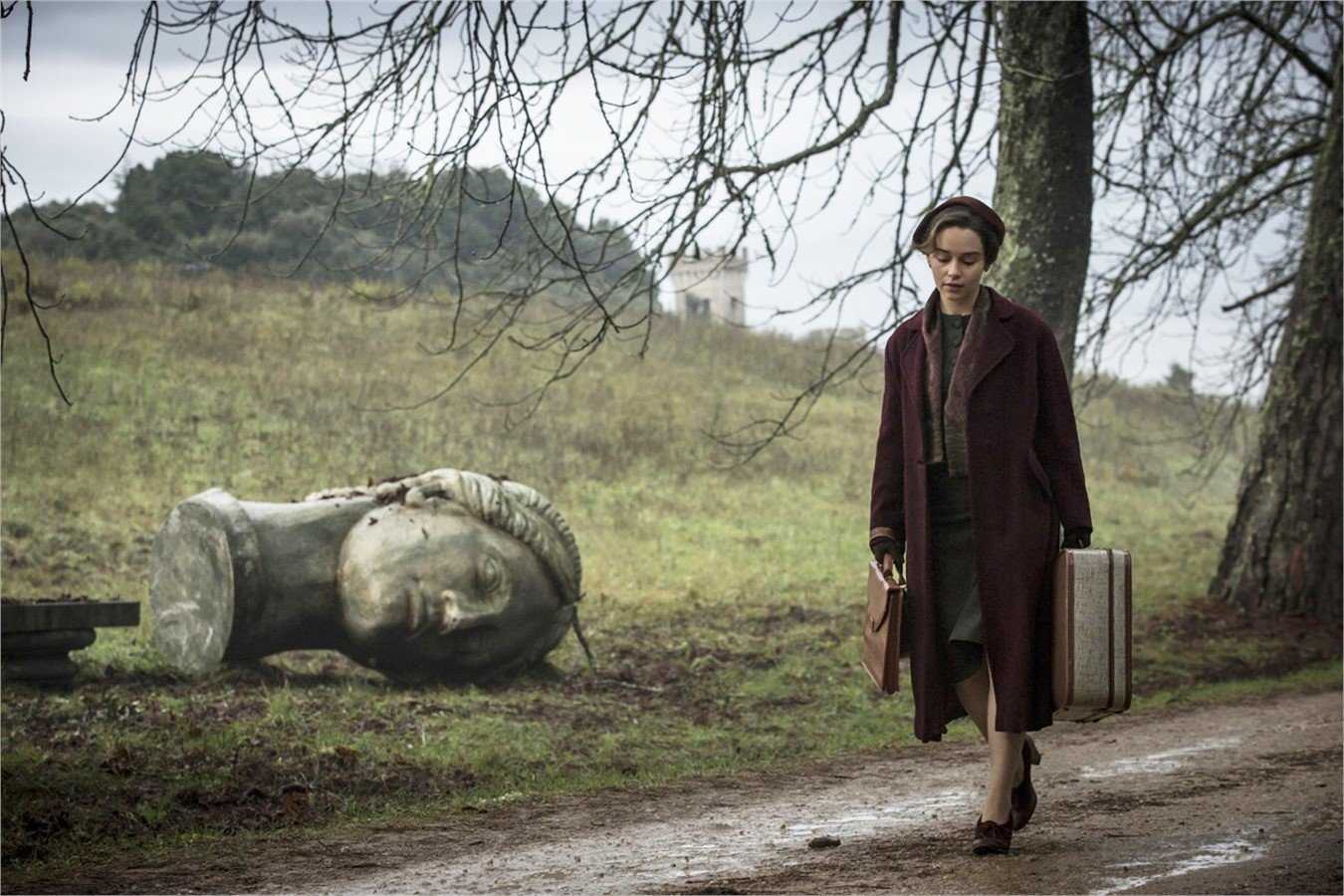 Nanny Emilia Clarke arrives at the estate in Voice from the Stone (2017)