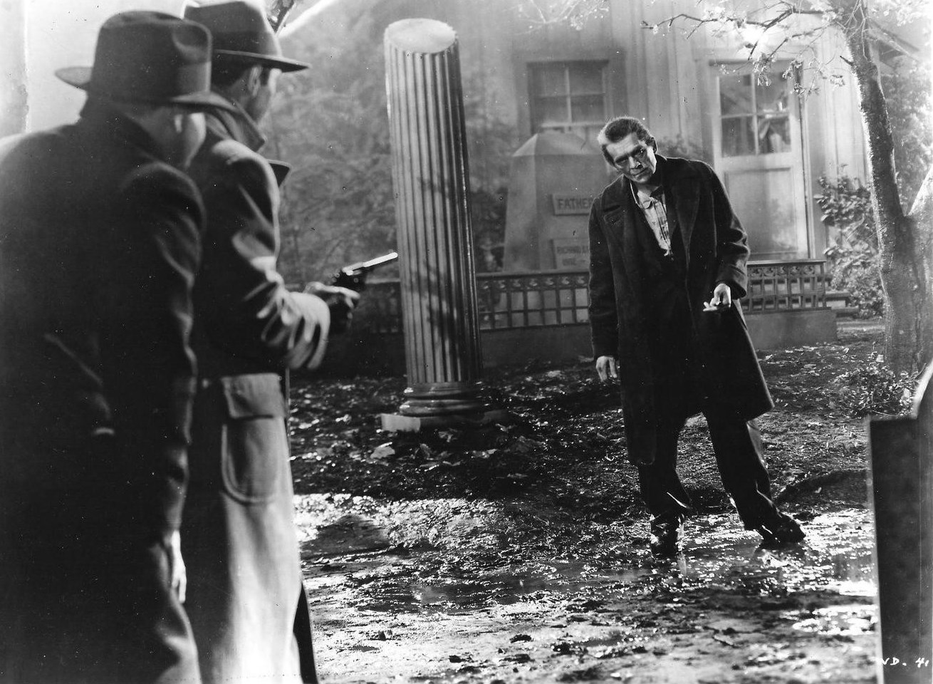 Boris Karloff as the resurrected John Elman in The Walking Dead (1936)