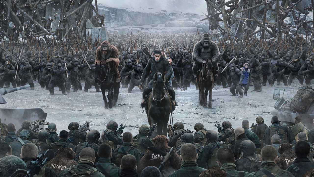 The apes go to war in War for the Planet of the Apes (2017)