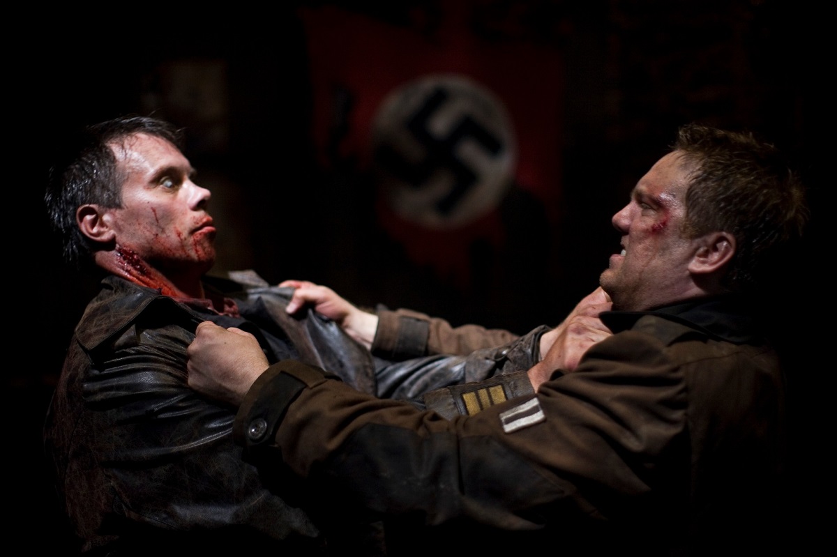 Andrew Tiernan vs a Nazi zombie in War of the Dead (2011)