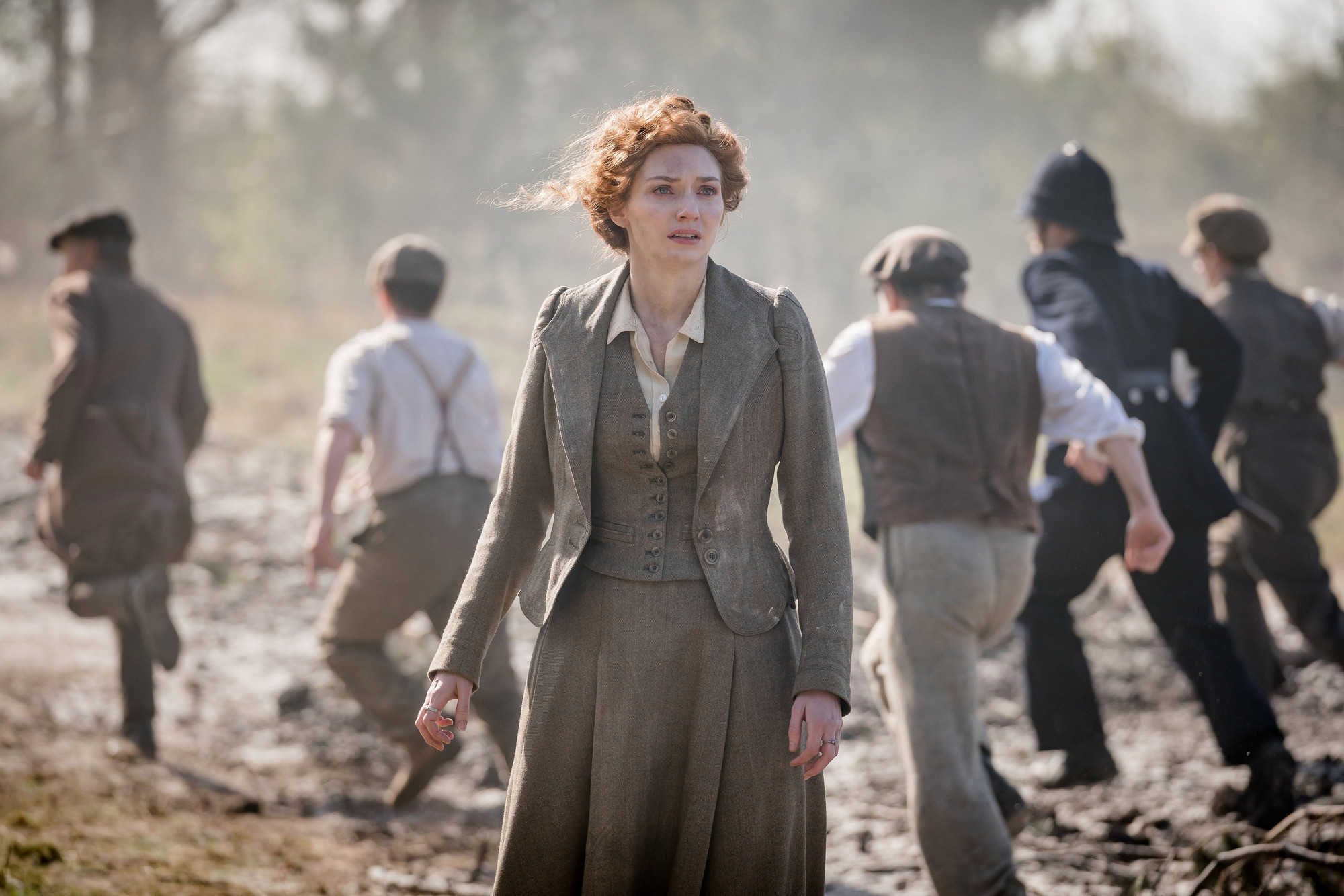 Eleanor Tomlinson who becomes the major character of the series in The War of the Worlds (2019)